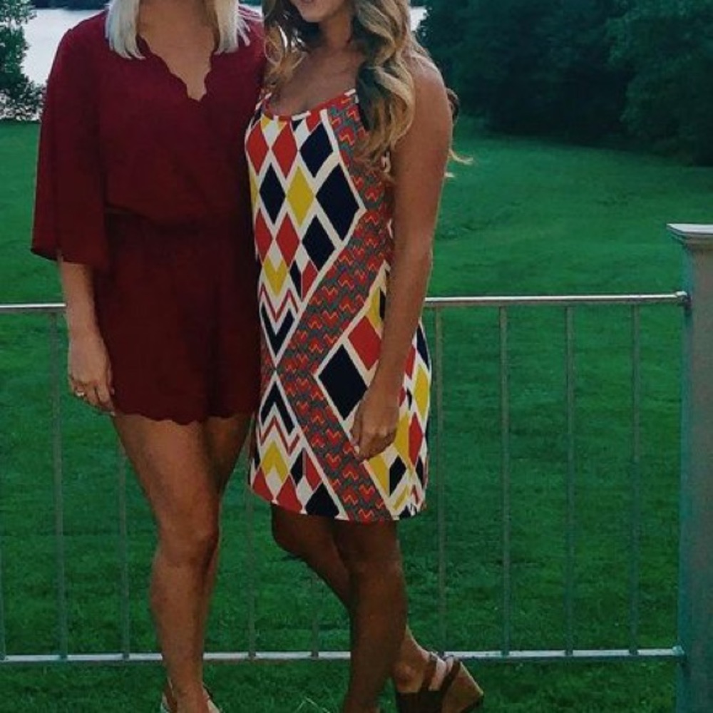 Colorful Geometric Dress